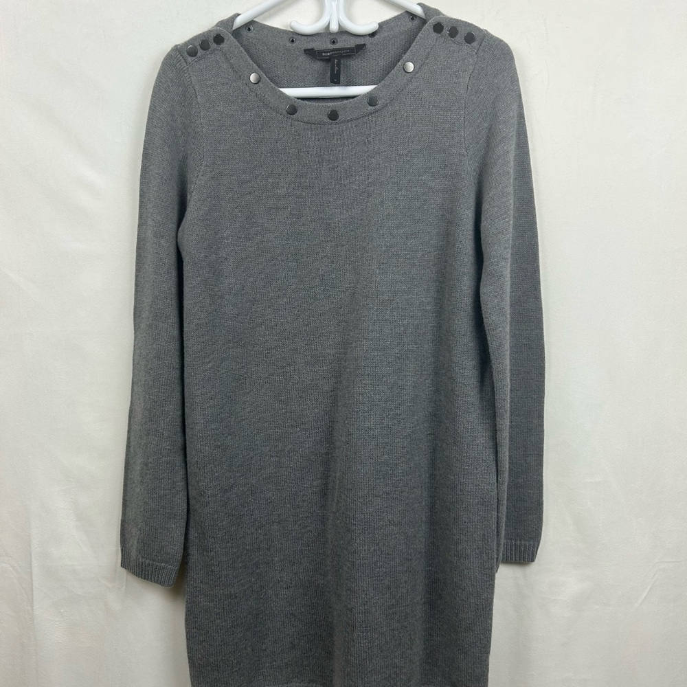BCBG Max Azria Merino Wool Blend Long Sleeve Knit Sweater Dress *New With Tags*